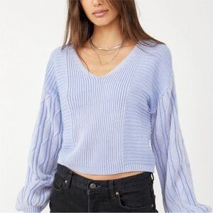 Free People When It Rains Sweater
